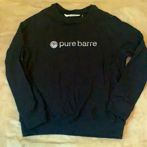Pure Barre, lightweight sweatshirt